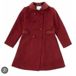 Edgehill Collection Burgundy Pea Coat for Kids
